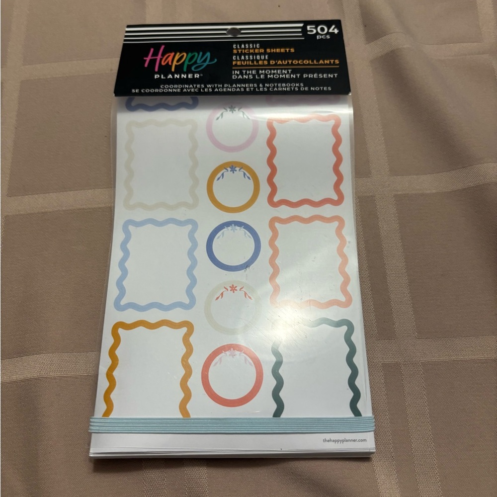 Happy Planner Vibrant Frame and Circle Stickers